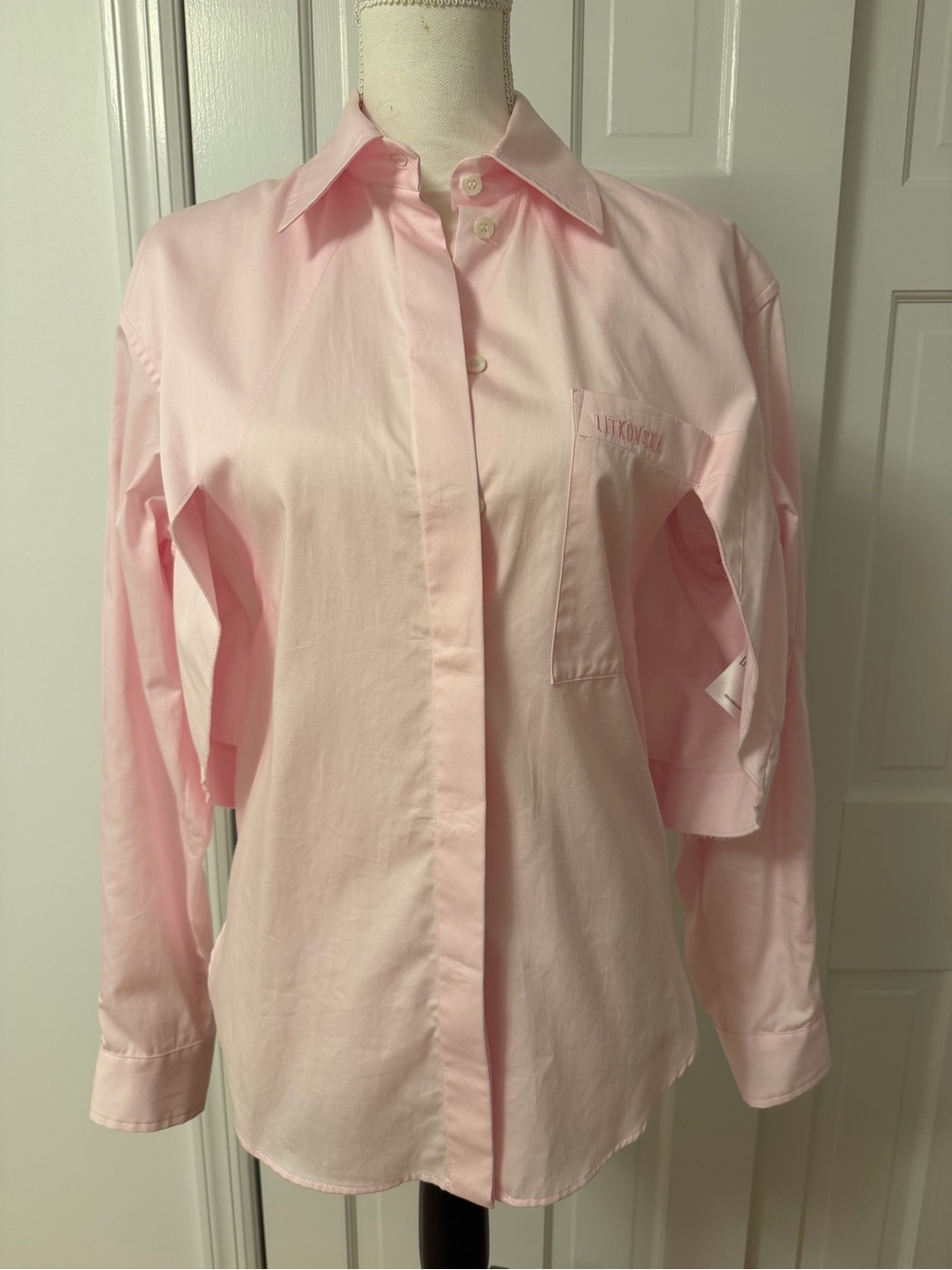 Litkovska BNWT Light Pink women Shirt SZ 36